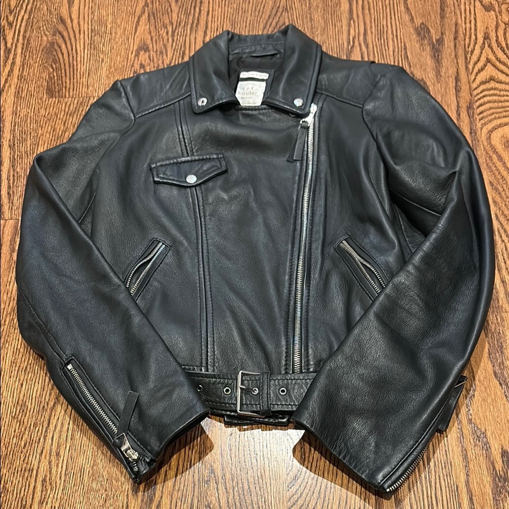 Zara Black Leather Jacket